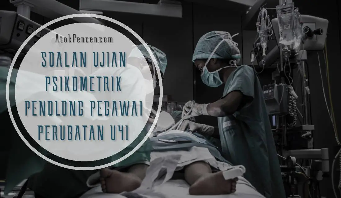 contoh soalan psikometrik penolong pegawai perubatan u41