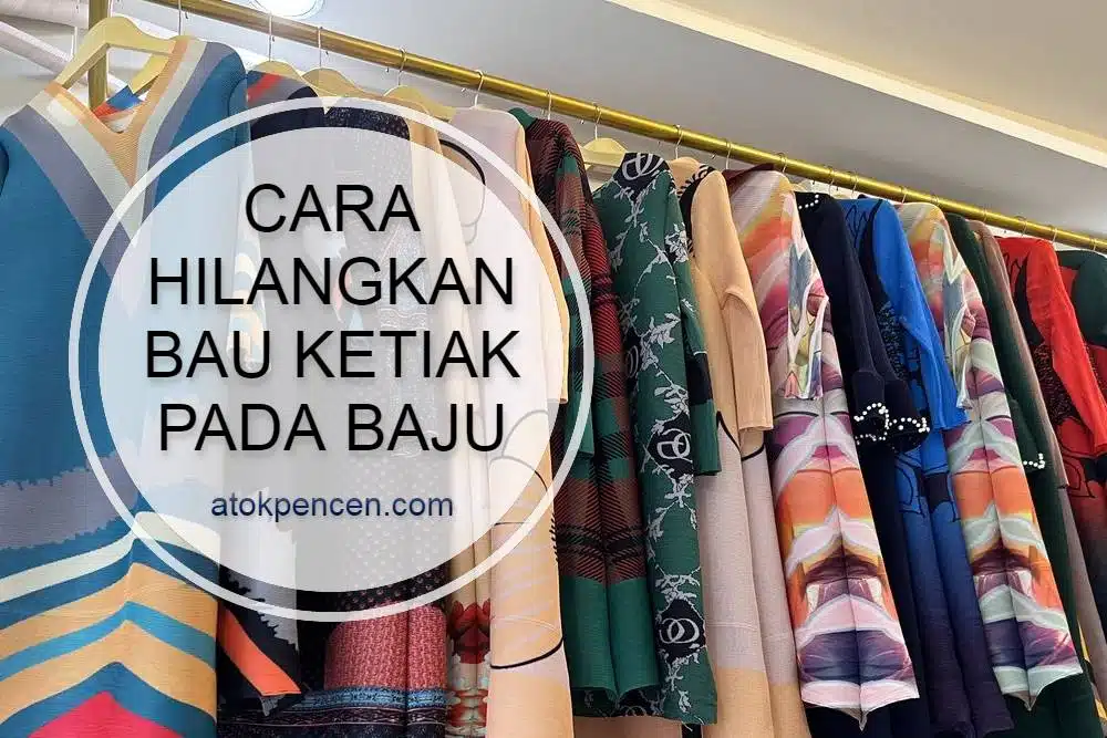 Cara hilangkan bau ketiak pada baju