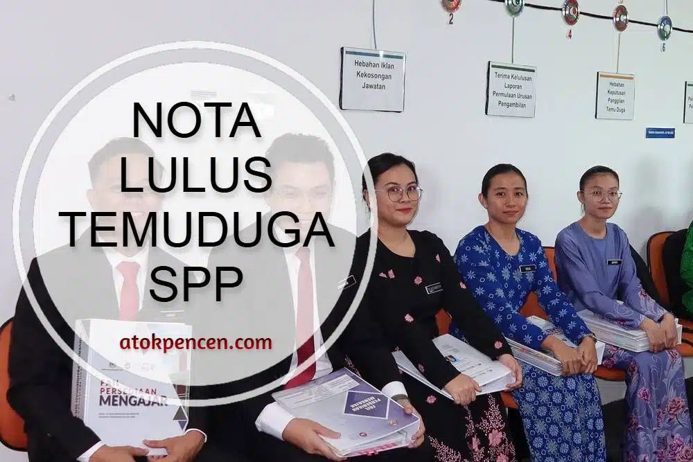 Nota LULUS Temuduga SPP