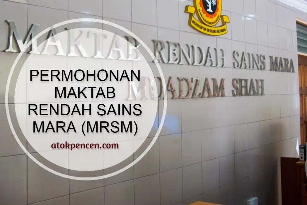 permohonan mrsm